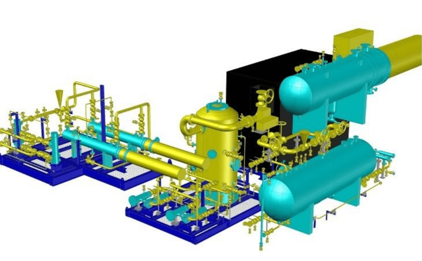 North Sea offshore platform